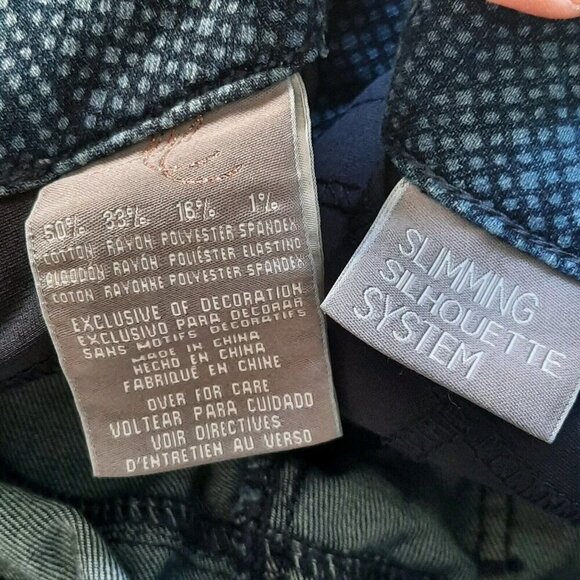 Seven7 Melissa McCarthy Jeans Womens 14W Pencil Skinny Aztec Southwest Boho‎ - Picture 10 of 14